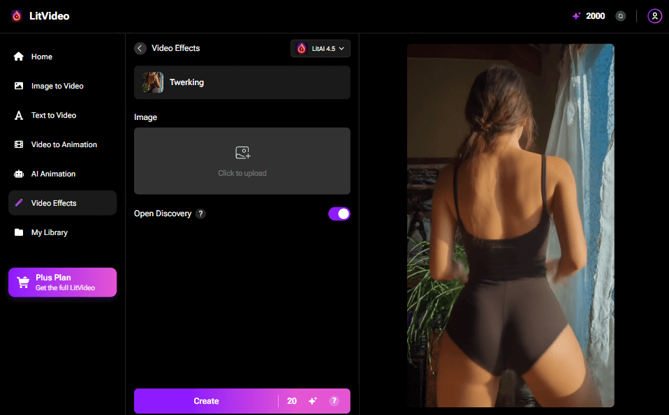 usar LitVideo para generar vídeo IA