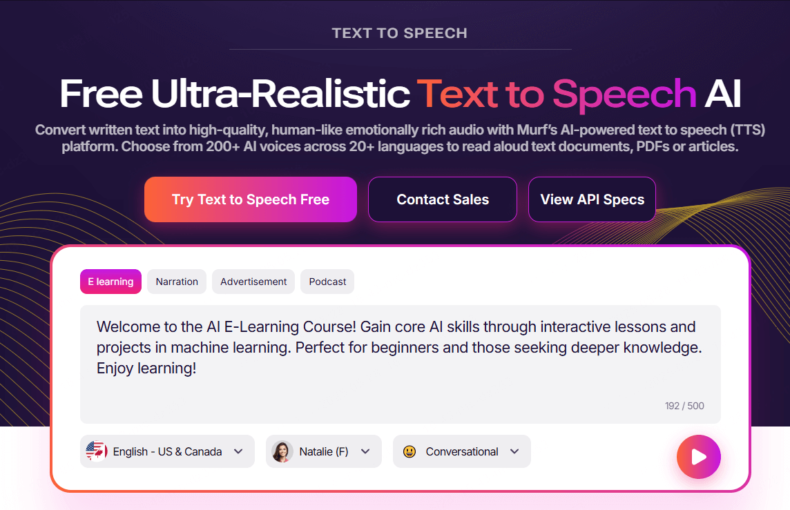 murf ai synthèse vocale IA