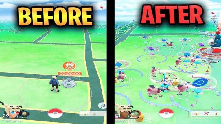 falsificar Pokémon con wootechy iMoveGo