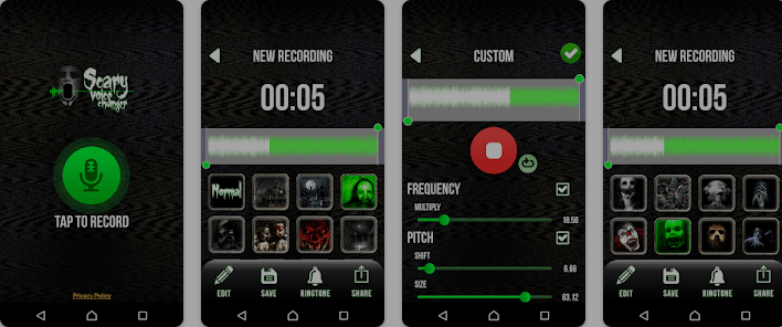 Gruseliger Stimmwandler für Android