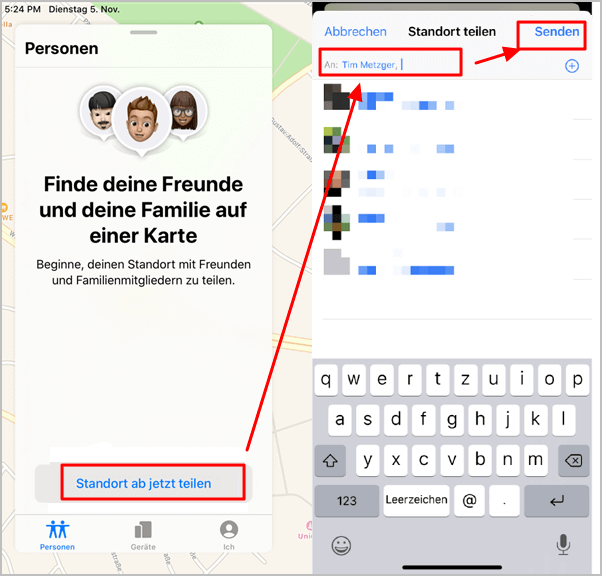 Standortfreigabe wo ist