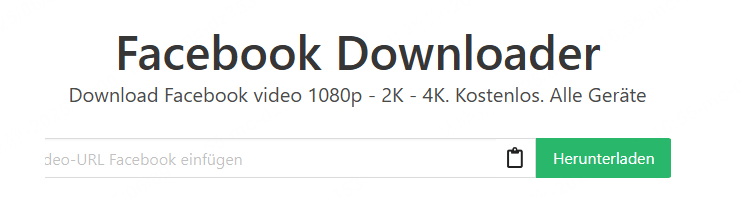 snapsave Facebook-Videos herunterladen
