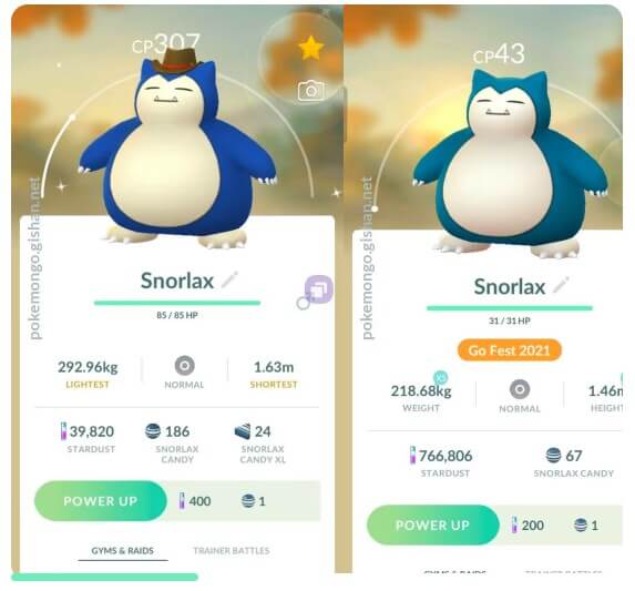 Basic Info Pokémon GO Snorlax