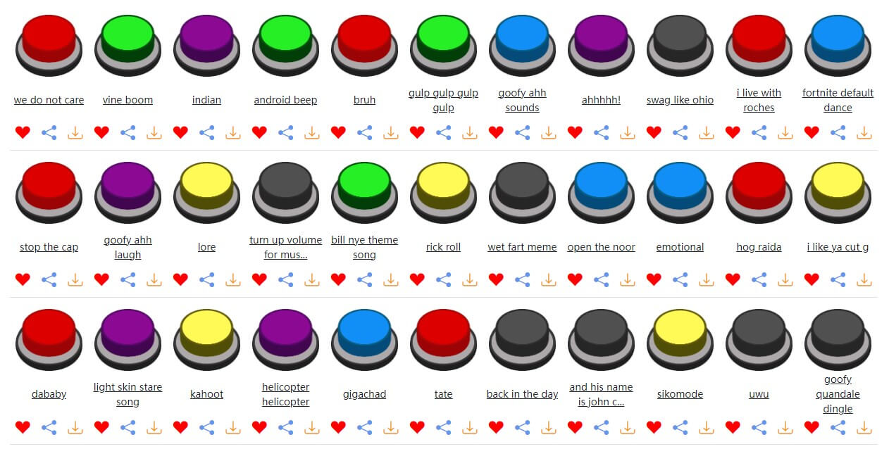 Sound Buttons