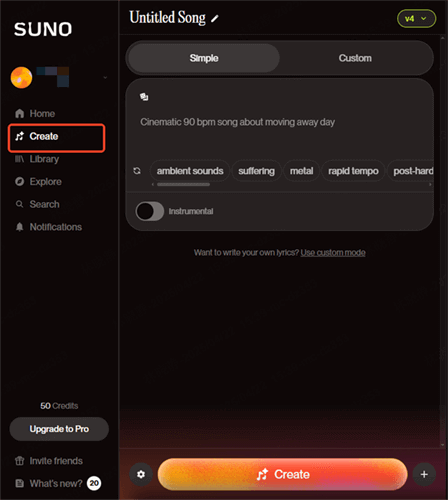 Suno AI Music Generator Anleitung