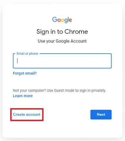 Google 계정 만들기