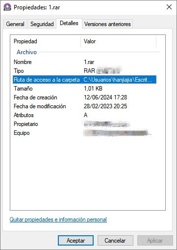 quitar contraseña WinRAR con CMD 1