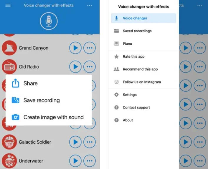 Voice Changer with Effects share file