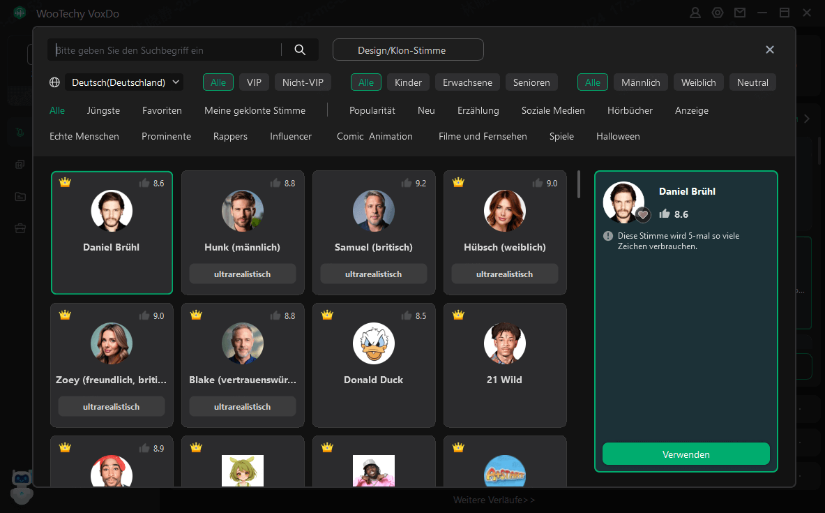 voxdo Deutsche Stimme