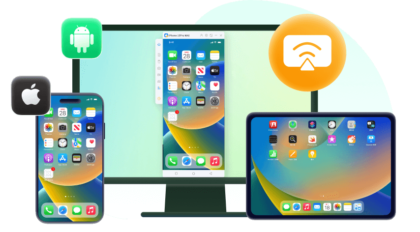 iOS 및 Android 화면 미러링