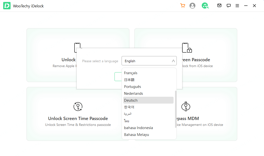 deutsch-unterstützung idelock
