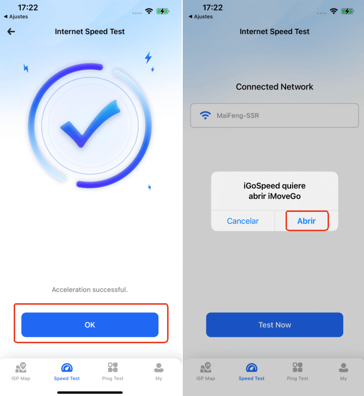 descarga la app iGoSpeed 3