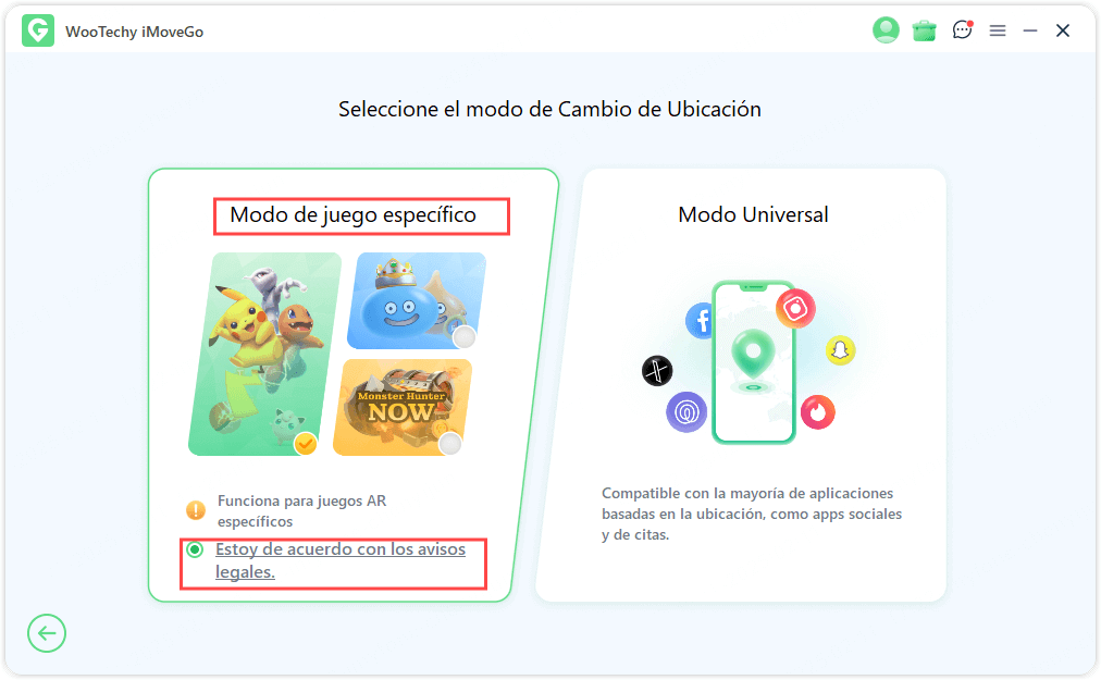 Modo de Juego Especial