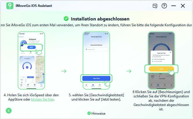 Установка iMoveGo для iOS 5