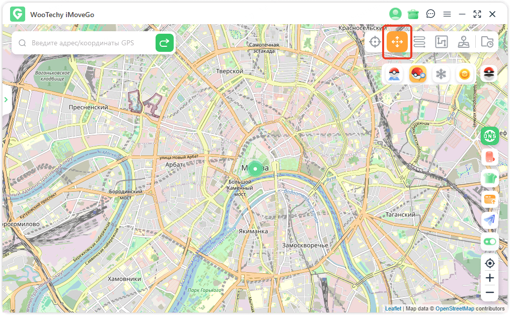 Активация режима прыжкового телепорта