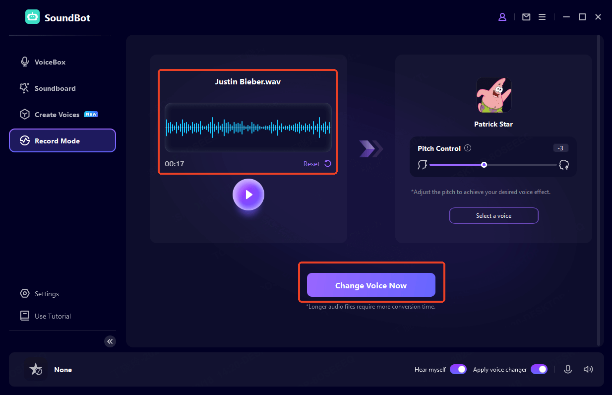 Audio File Voice Changing 2