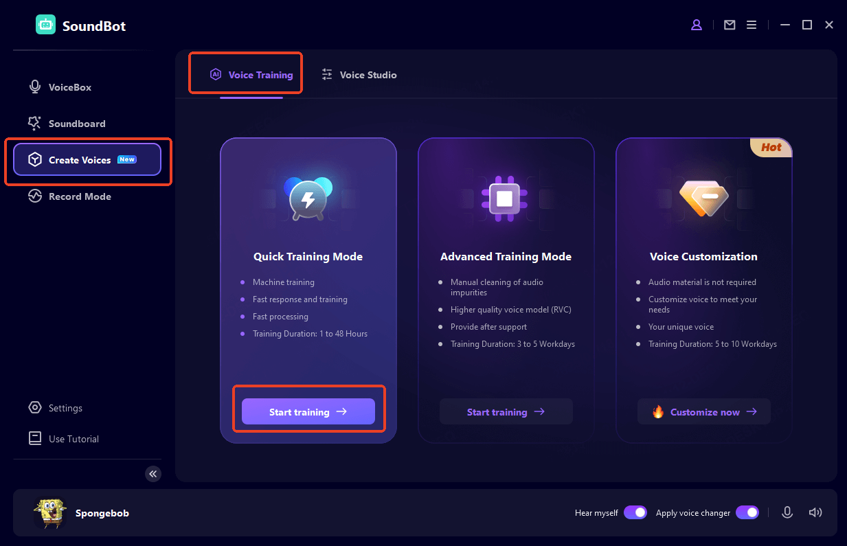 Select a Mode