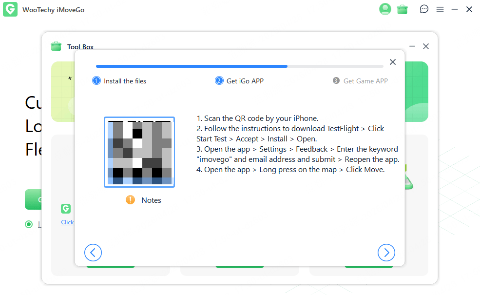 scan with your device to open the setup page