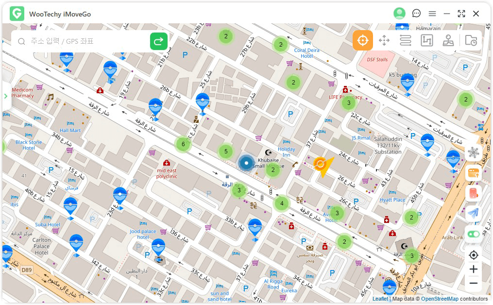 포켓스탑 & 체육관 이용
