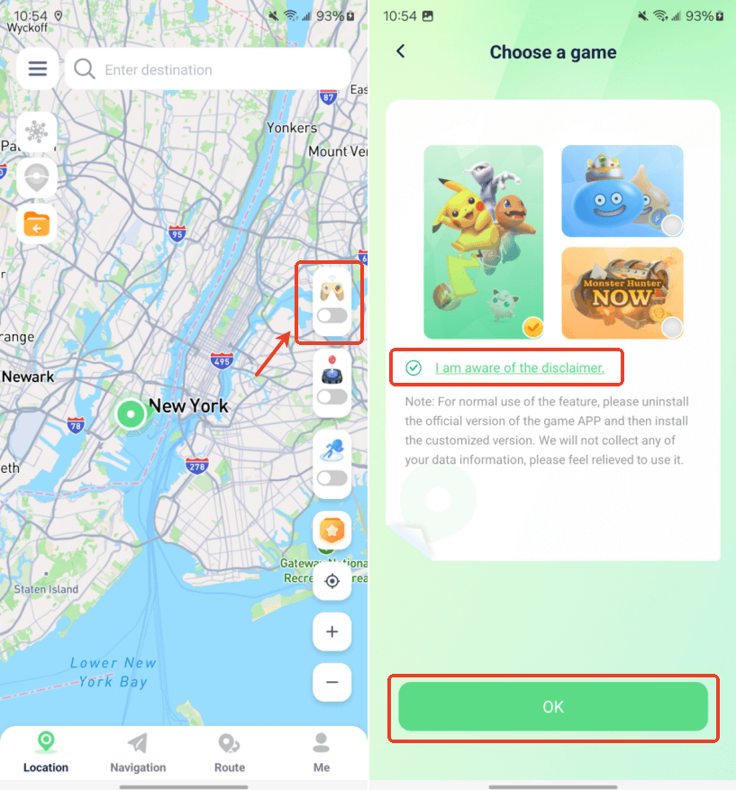 enable game mode in imovego app