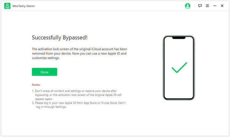 unlock successfully
