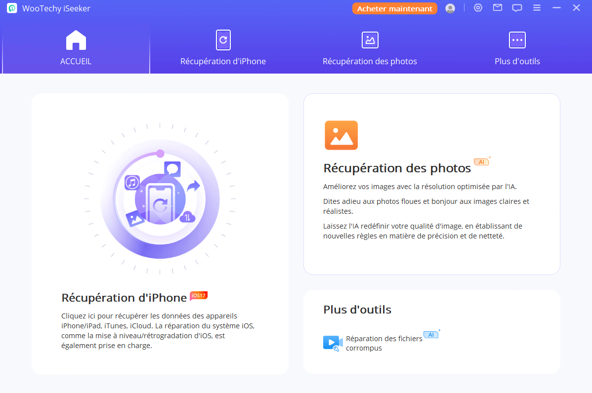 Clarté des photos