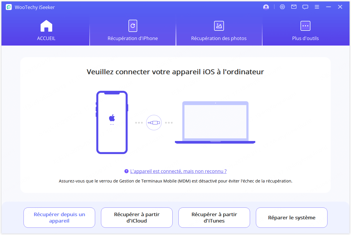 Connecter votre appareil