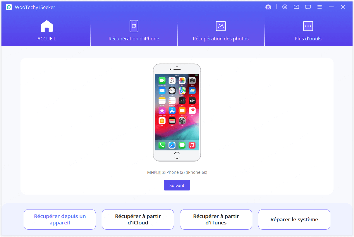 Connecter votre appareil