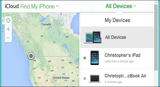 all device in icloud