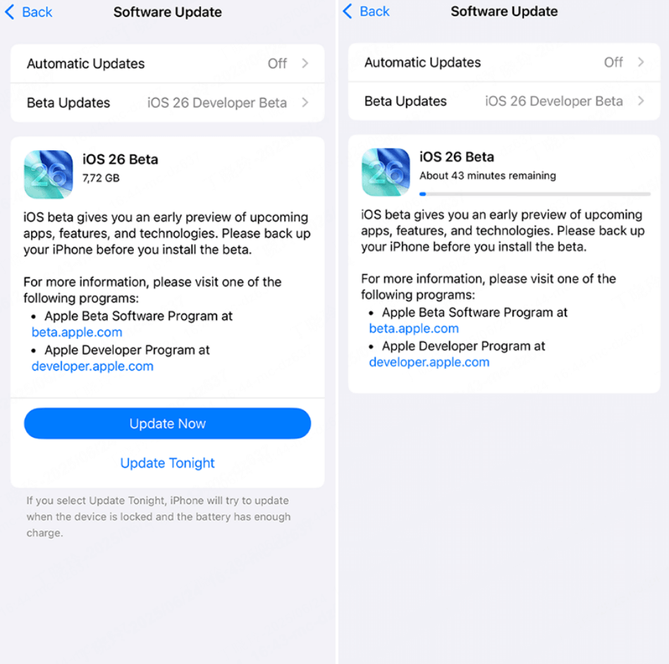 instalar de iOS 26 beta