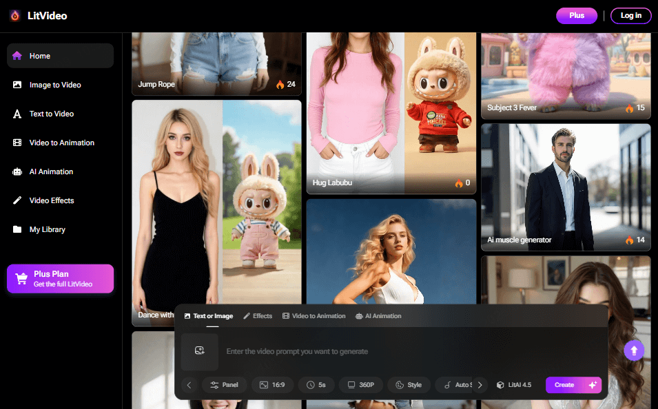 litvideo generador de videos IA