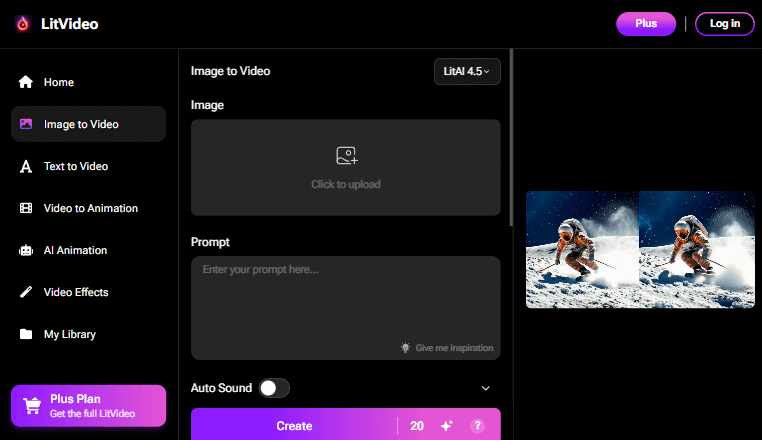 convertir imágenes en videos IA paso 1