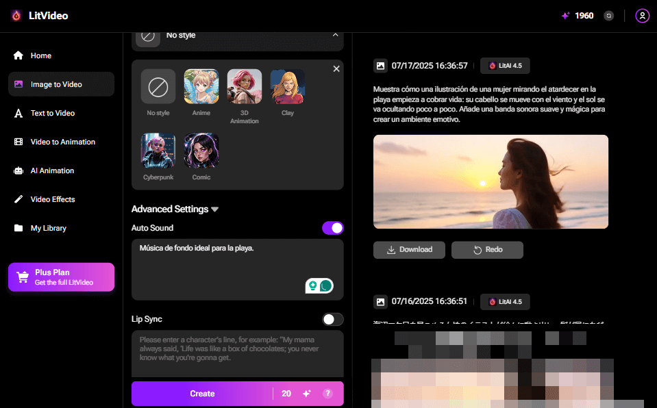 Convierte imágenes en videos