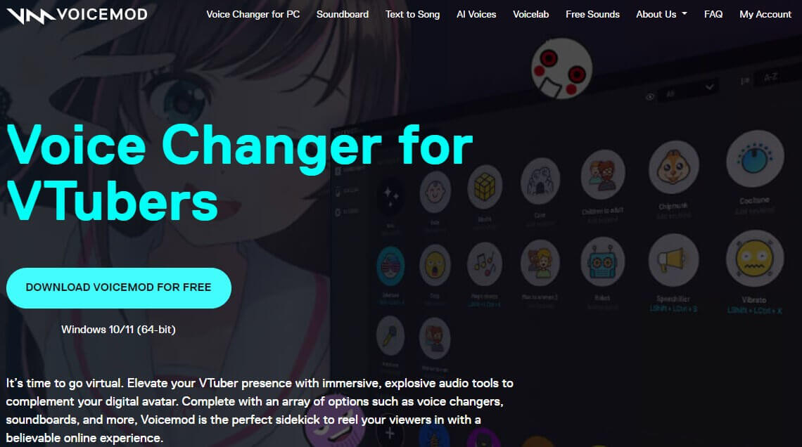 voicemod modificadores de voz para VTuber