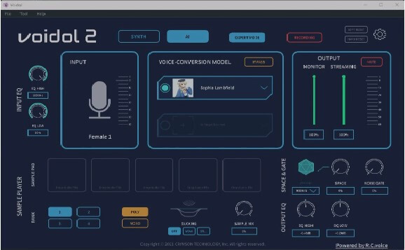 Voidol cambiador de voz para VTuber