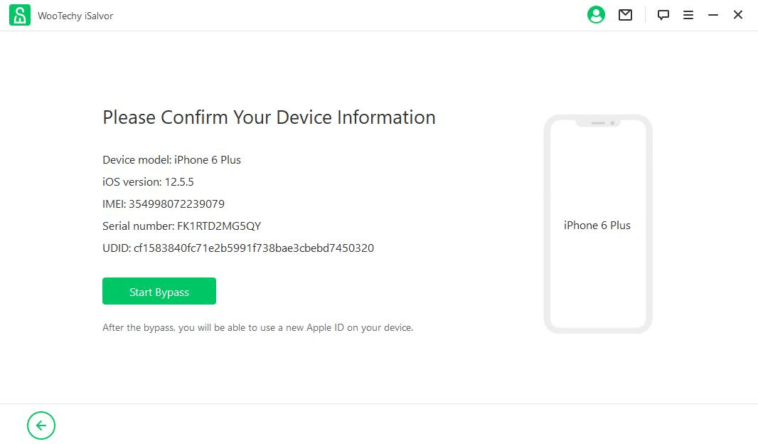 confirm device information remove sim lock