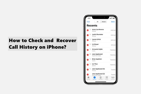 Comment consulter l'historique des appels sur l'iPhone