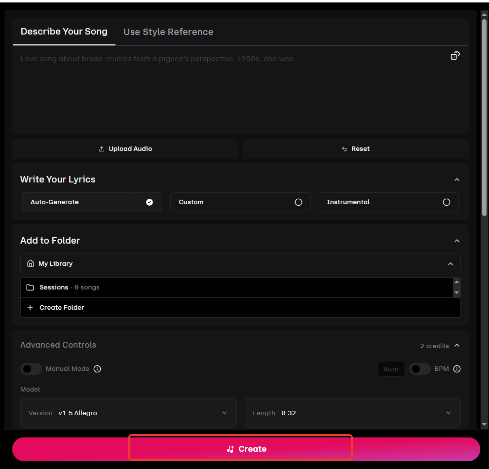 create music with udio ai music generator