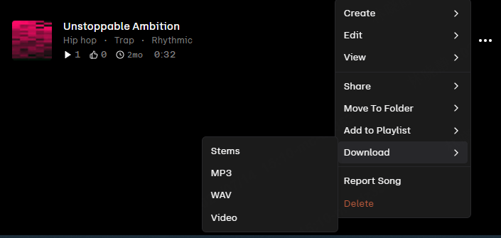 download music with udio ai music generator