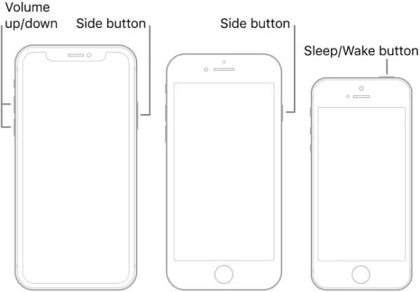 redémarrage forcé de tous les iphones