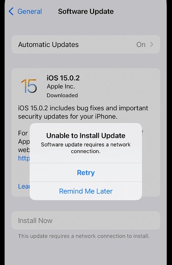 Pourquoi mon iPhone est-il bloqué sur Installer maintenant