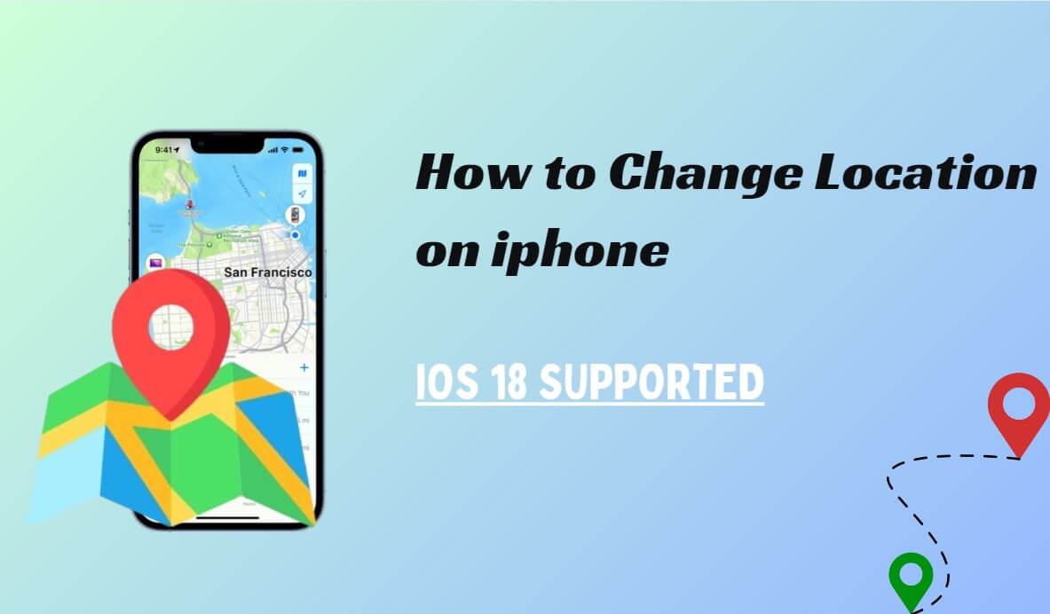 change your location on an iPhone running iOS 18