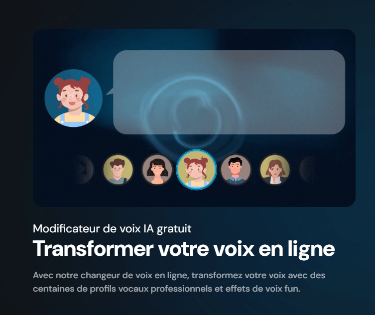 myedit meilleur modificateur de voix gratuits
