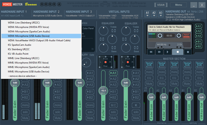 Voicemeeter modificateur de voix discord
