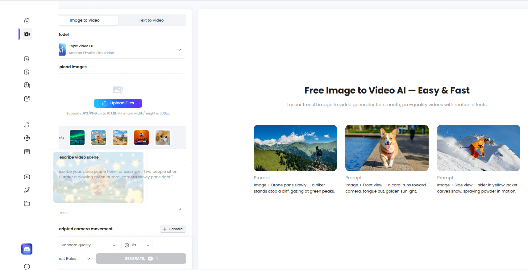 topmediai vidspark créer une photo à partir d'une vidéo