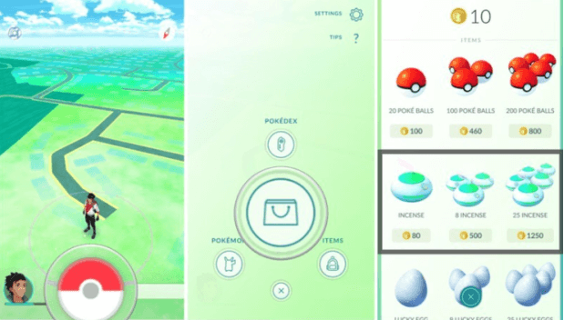 encens dans pokemon go