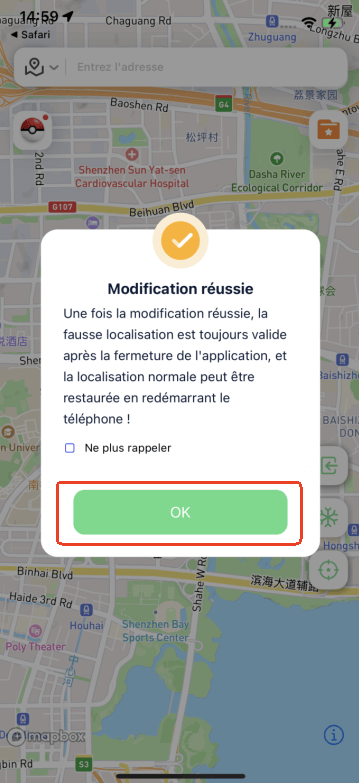 iMoveGo App Modifier votre emplacement 2