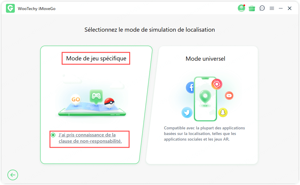 Mode spécial pour les jeux