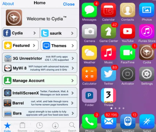  Cydia 平臺