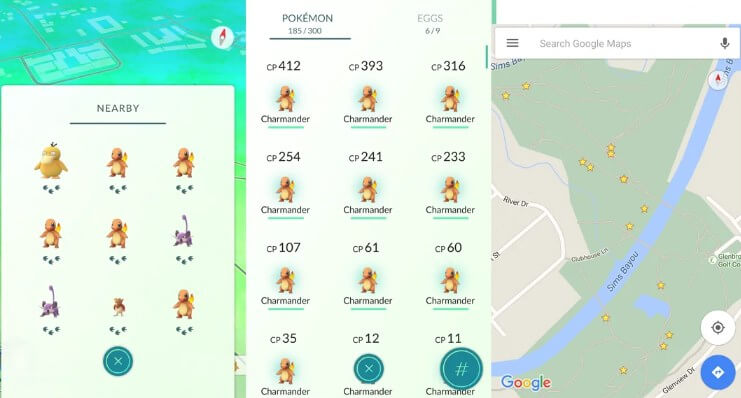 Charmander in Pokemon GO